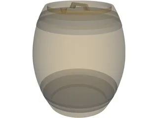 Beer Barrel Dispencer 3D Model