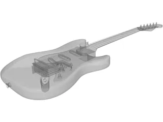 Fender SRV Strat 3D Model