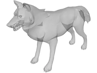 Wolf 3D Model