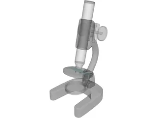 Microscope 3D Model