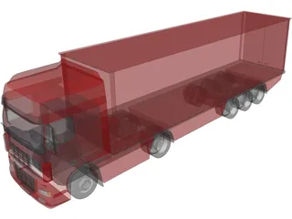 DAF Truck 3D Model