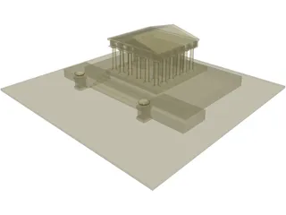 Temple 3D Model