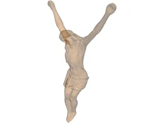 Christ Statue 3D Model