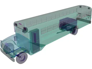 School Bus 3D Model