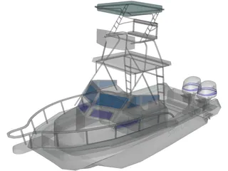 Grady White Boat 3D Model