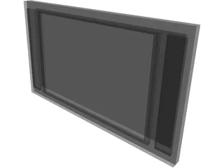 Flat Screen TV 3D Model
