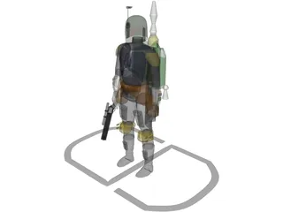 Star Wars Bobafett 3D Model