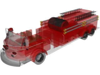 Fire Engine 3D Model