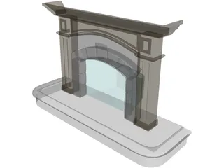 Fireplace 3D Model