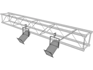 Stage Lights 3D Model