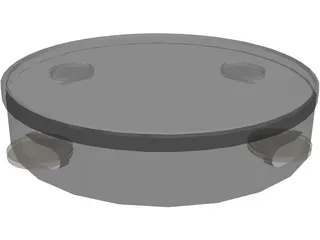 Tamborine 3D Model