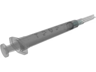 Syringe 3D Model