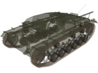 Sturmgeschuetz III 3D Model