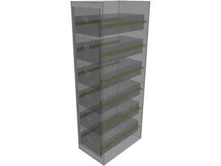 File Cabinet 3D Model