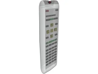 DVD Remote Control 3D Model