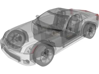 Cadillac XLR (2004) 3D Model