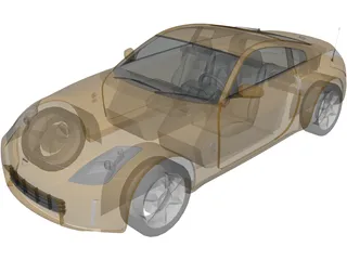 Nissan 350Z (2002) 3D Model