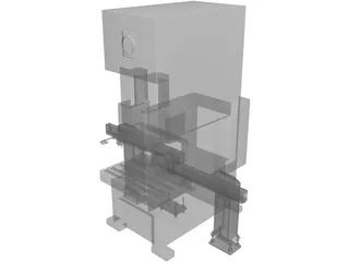 Press Machine 3D Model