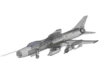 Sukhoi SU-7 3D Model