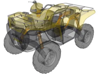 Suzuki Quad Cycle 3D Model