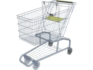 Shopping Cart 3D Model