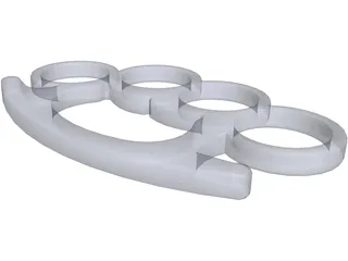 Brass Knuckles 3D Model