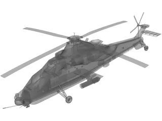 Denel AH-2 Rooivalk 3D Model