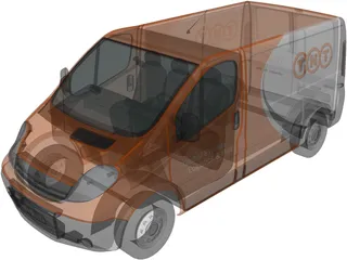 Opel Vivaro TNT 3D Model