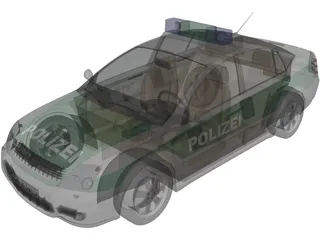 Opel Vectra Polizei (2004) 3D Model