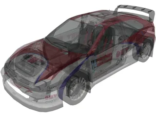 Citroen Xsara WRC 3D Model