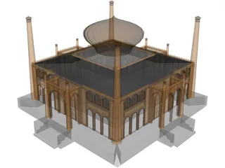 Taj Mahal 3D Model