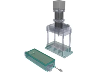 Press Machine 3D Model