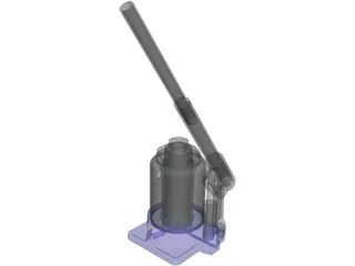 Hydraulic Jack 3D Model