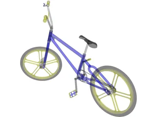 BMX Bike 3D Model