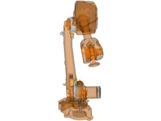 ABB IRB4600 Indistrial Robot 3D Model