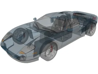 Ford GT40 (2009) 3D Model