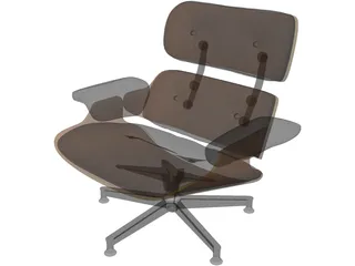 Eames Lounge Chair 3D Model