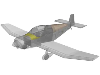 Jodel 1050 Sicile 3D Model