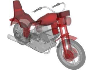 Motorcycle 3D Model