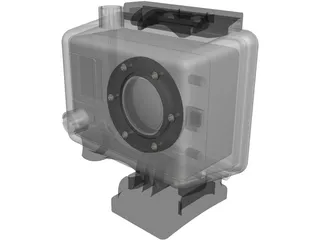 GoPro Hero Camera 3D Model