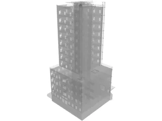 Fire Training Facility High Rise 3D Model