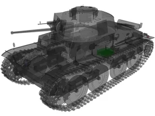 Panzer 38 3D Model