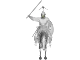 Celtic Noble Cavalry 3D Model