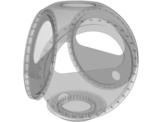 Rotor Hub for Wind Turbine 3D Model