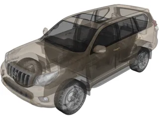 Toyota Land Cruiser Prado 150 (2010) 3D Model
