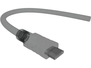 HDMI Plug 3D Model