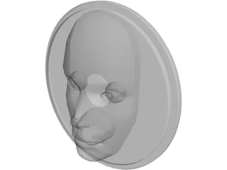 Face Disk 3D Model