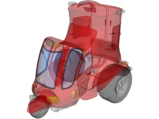 Tuc-Tuc 3D Model