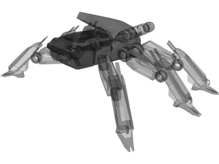 Mecha Spider 3D Model