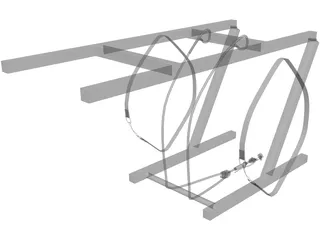 Liferaft Holder 3D Model